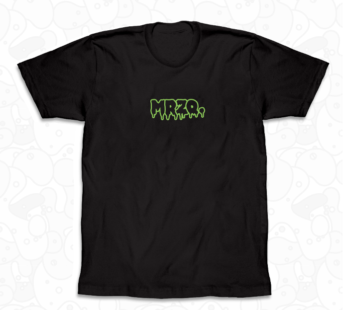 MRZQ SPOOKY VIBES BLACK TEE