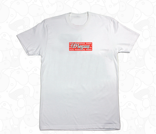 MARZOUQ BOX LOGO WHITE TEE