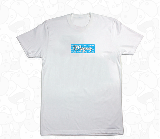 MARZOUQ BOX LOGO WHITE TEE