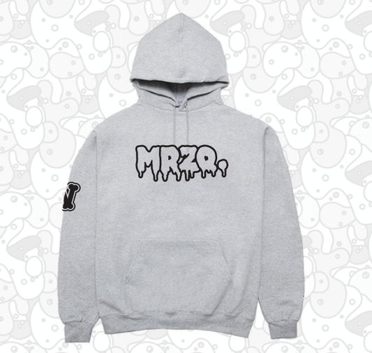 MRZQ SPOOKY VIBES GREY HOODIE